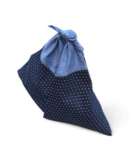 KOJIMA DENIM - INDIGO BLUE SMALL DOTS