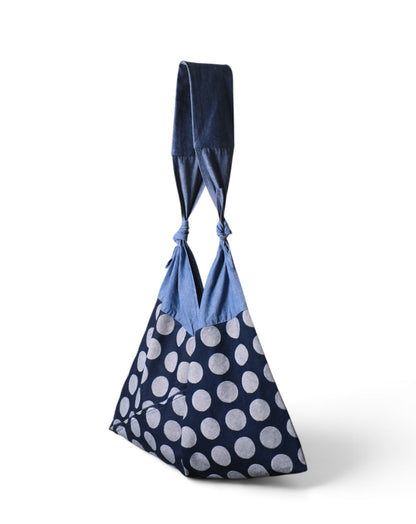 KOJIMA DENIM - INDIGO BLUE BIG DOTS