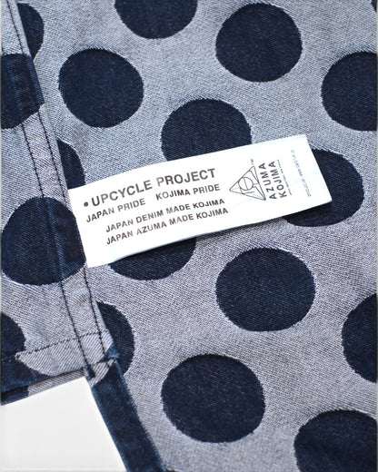 KOJIMA DENIM - INDIGO BLUE BIG DOTS