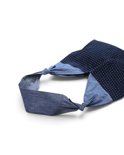 KOJIMA DENIM - INDIGO BLUE SMALL DOTS