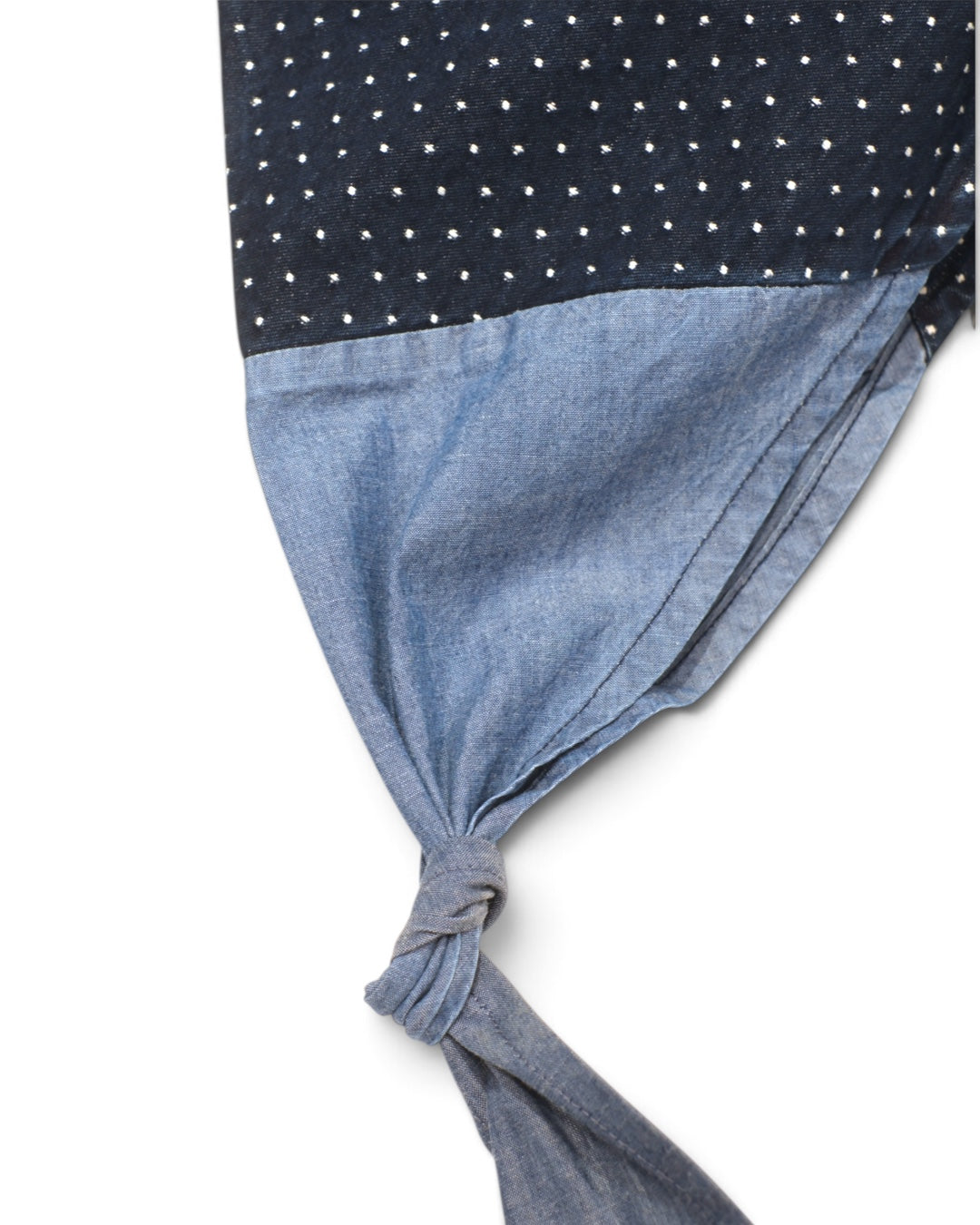 KOJIMA DENIM - INDIGO BLUE SMALL DOTS