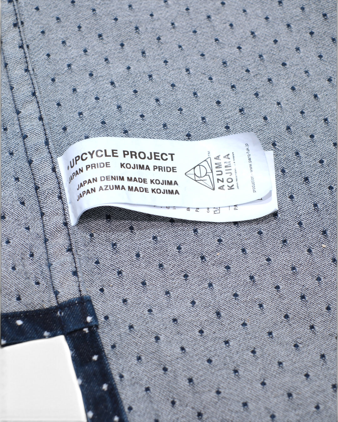 KOJIMA DENIM - INDIGO BLUE SMALL DOTS