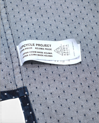 KOJIMA DENIM - INDIGO BLUE SMALL DOTS