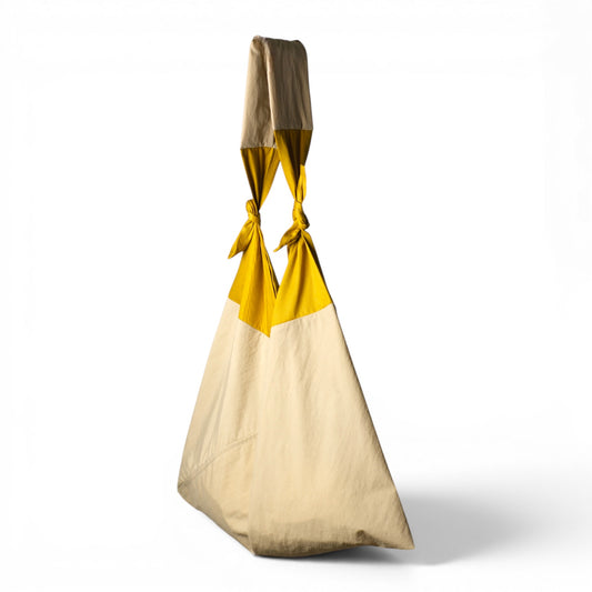 BEIGE-MUSTARD/LARGE+TASUKI SET