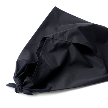 AZUMA LARGE+TASUKI/PLAIN/BLACK-BLACK