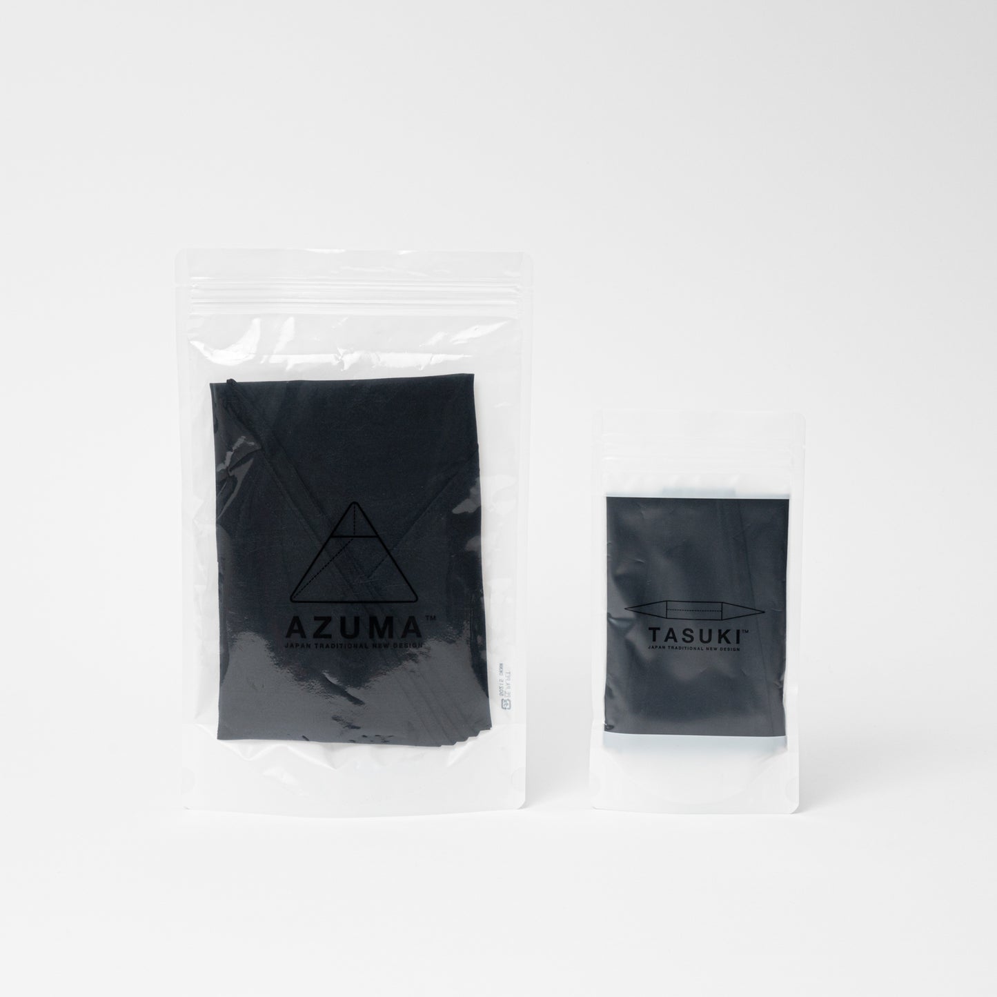 AZUMA LARGE+TASUKI/PLAIN/BLACK-BLACK