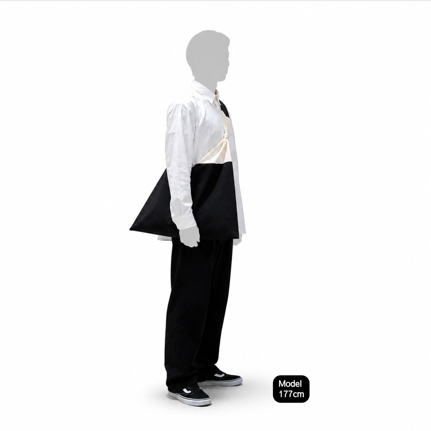 BLACK-WHITE/LARGE+TASUKI SET
