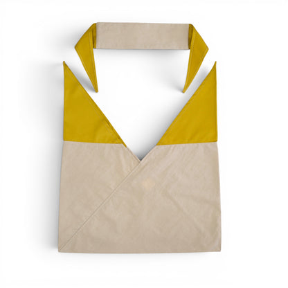 BEIGE-MUSTARD/LARGE+TASUKI SET